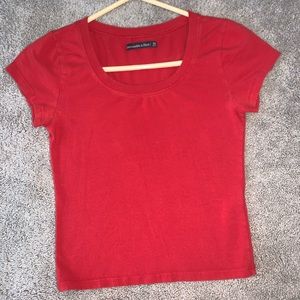 Abercrombie & Fitch Cropped Baby Tee